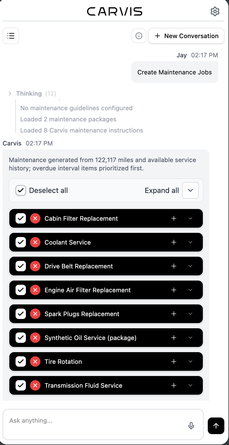 Maintenance, generated.